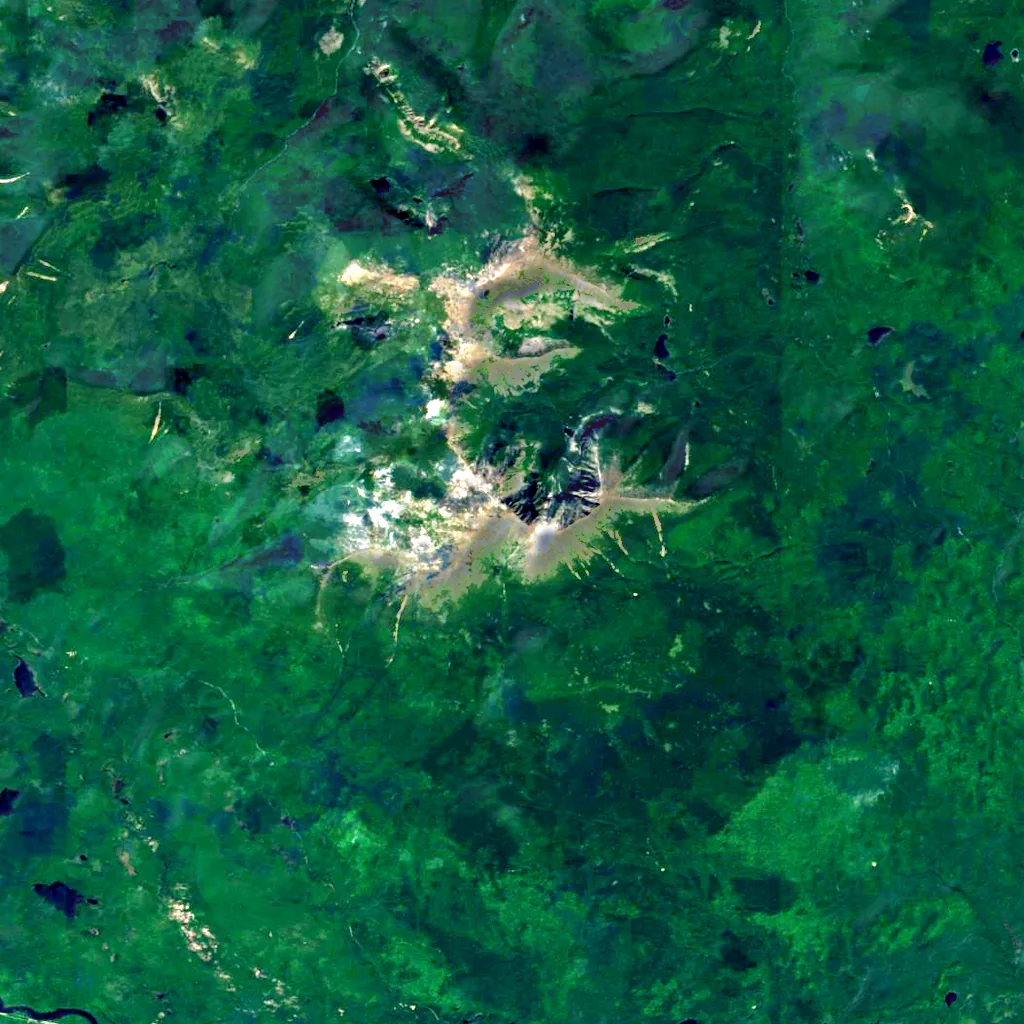 Katahdin seen from above (Sentinel-2)