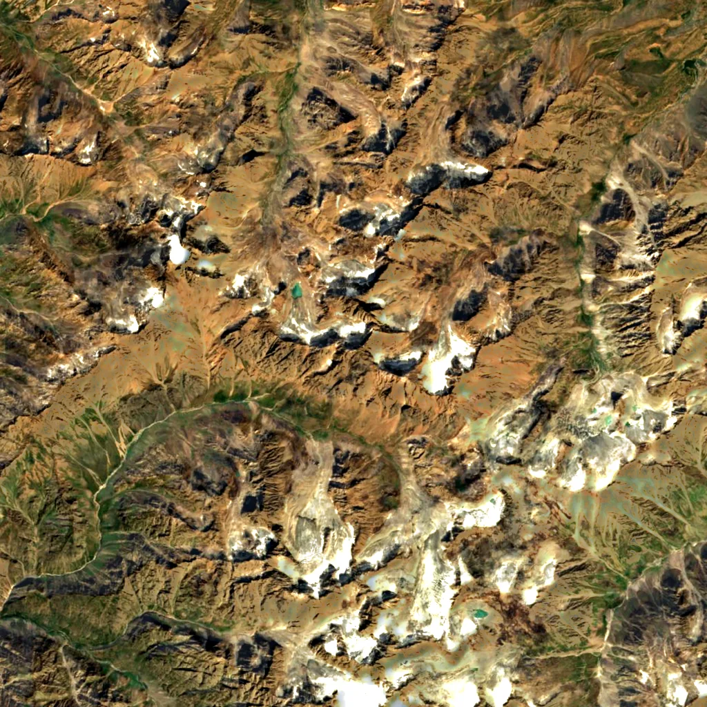 Khazret Sultan seen from above (Sentinel-2)