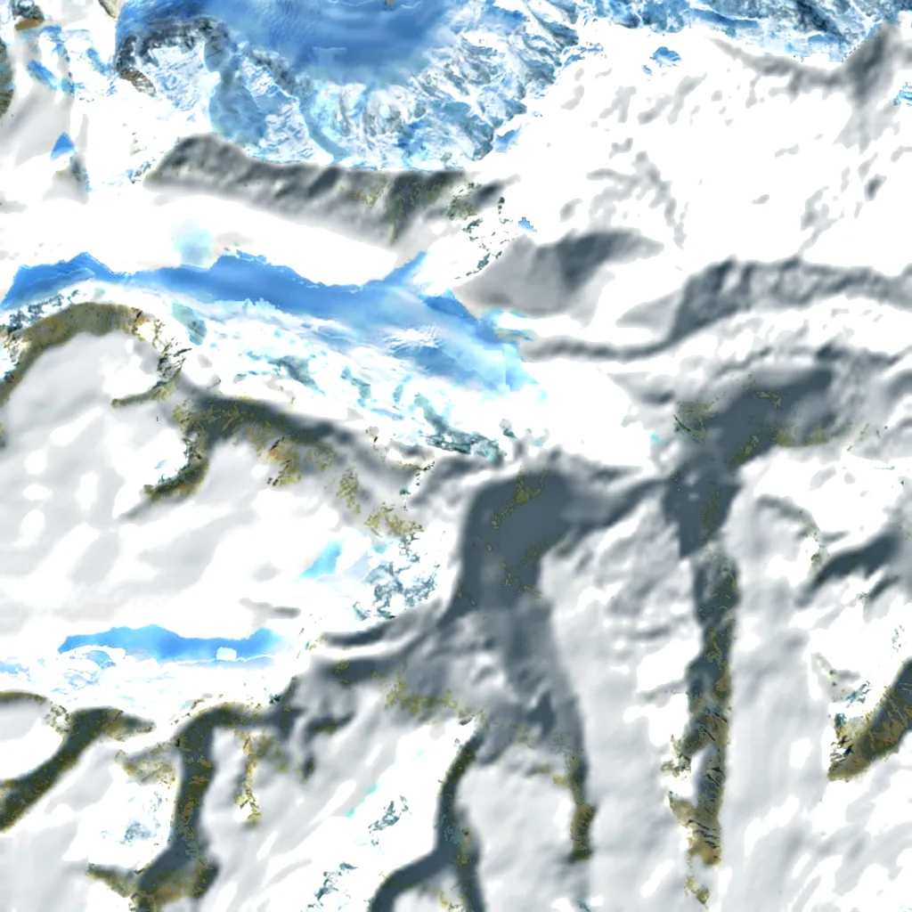 King Peak seen from above (Sentinel-2)