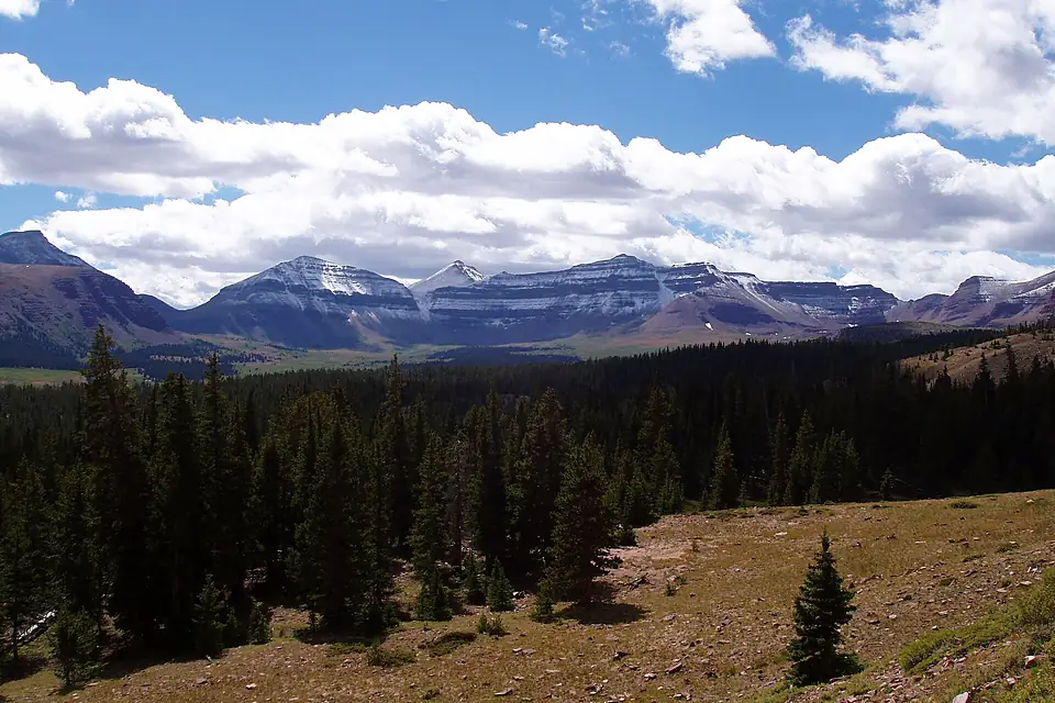Kings Peak with Henry's Fork Basin