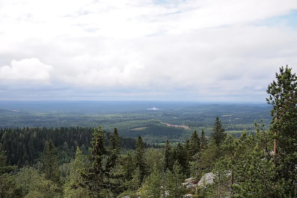 July view from Akka-Koli in sunshine