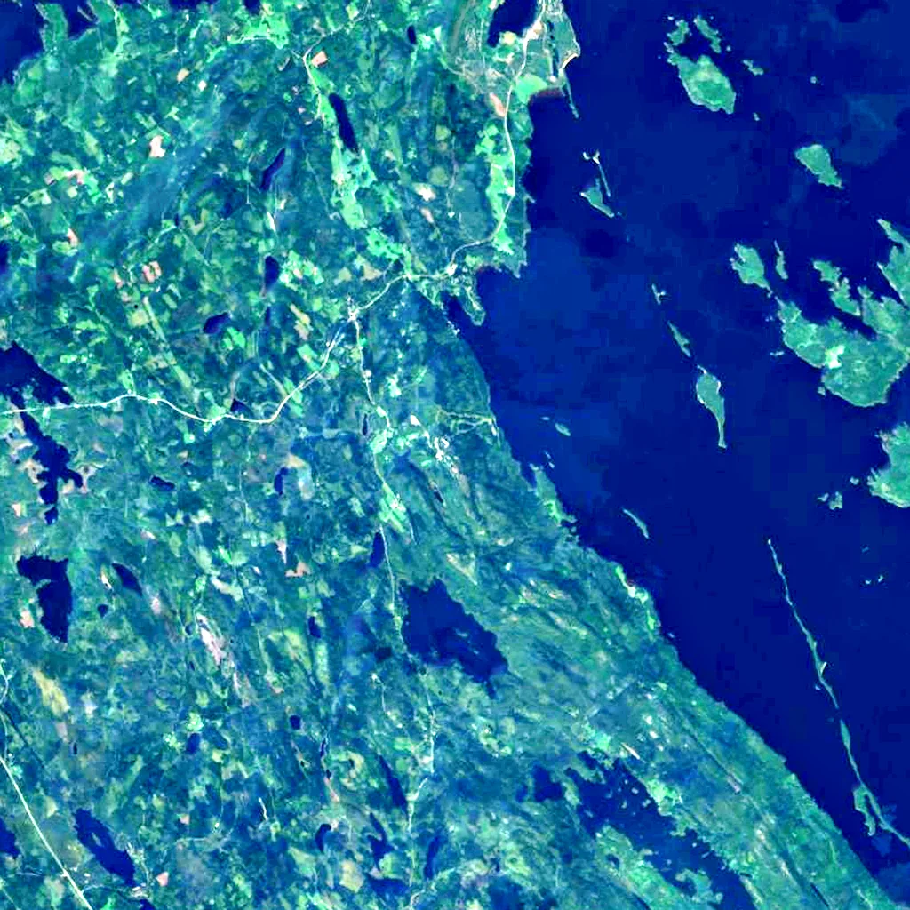 Koli seen from above (Sentinel-2)