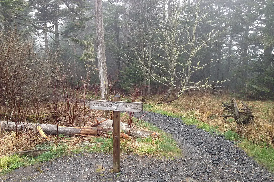 Appalachian Trail on Clingmans Dome