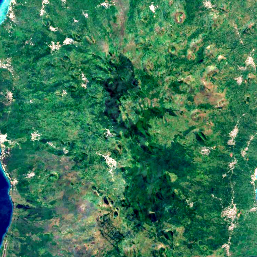 La Grille seen from above (Sentinel-2)