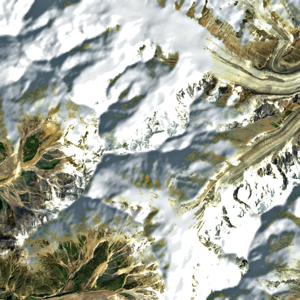 Laila Peak seen from above (Sentinel-2)