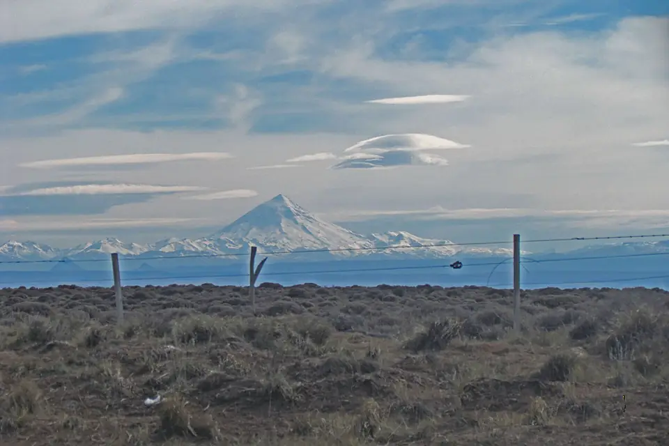 Antes de la Nevada Volcan Lanin