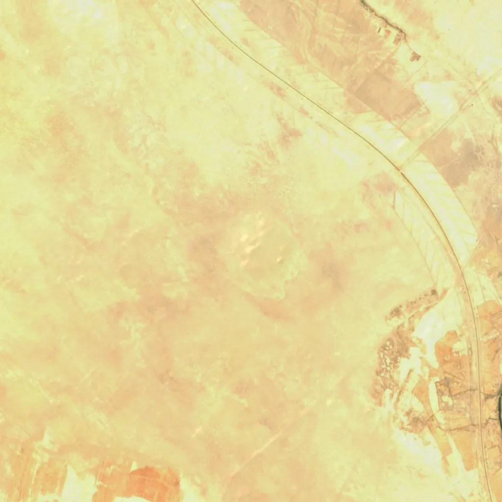 Larsa seen from above (Sentinel-2)