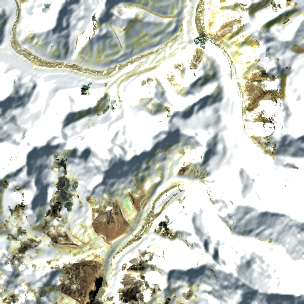Lingtren seen from above (Sentinel-2)