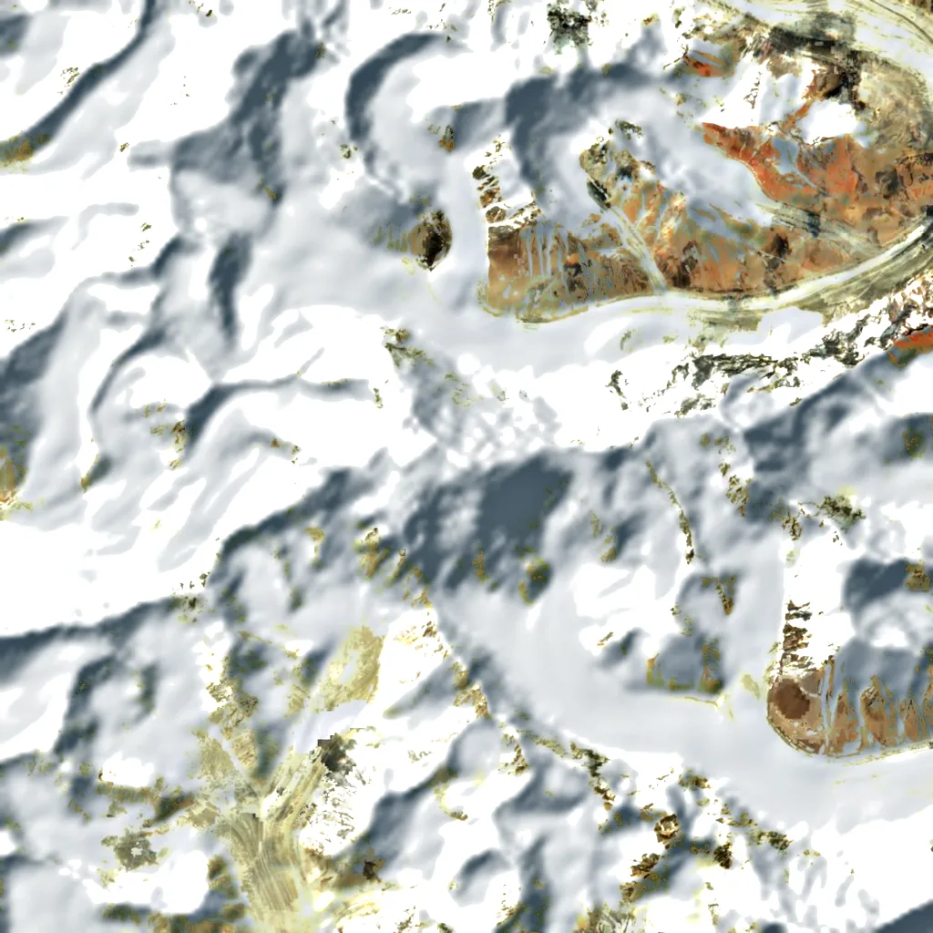 Mamostong Kangri seen from above (Sentinel-2)