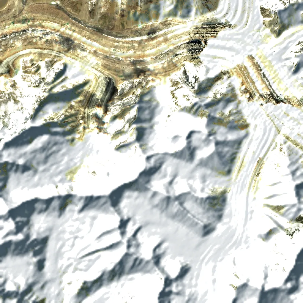 Mitre Peak seen from above (Sentinel-2)