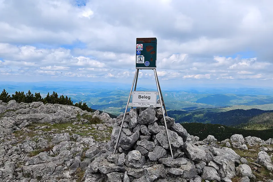 Beleg mountain peak (Mokra Gora), different angle