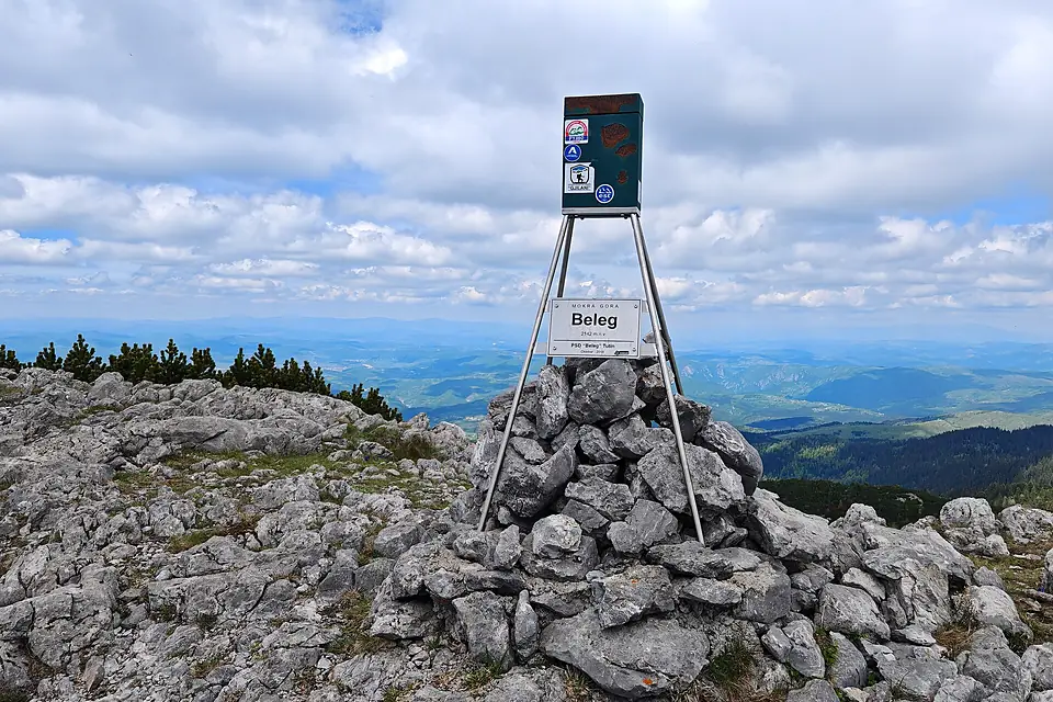 Beleg mountain peak (Mokra Gora)