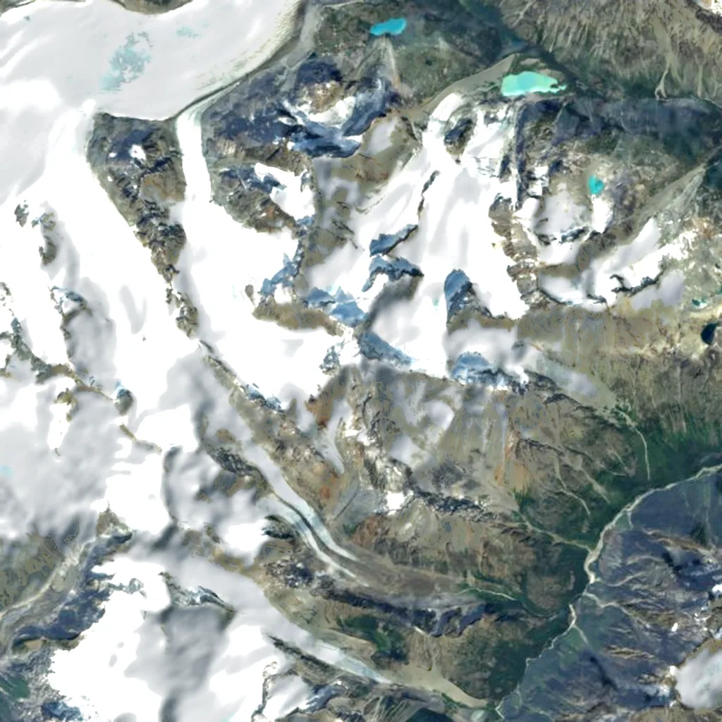 Monarch Mountain seen from above (Sentinel-2)
