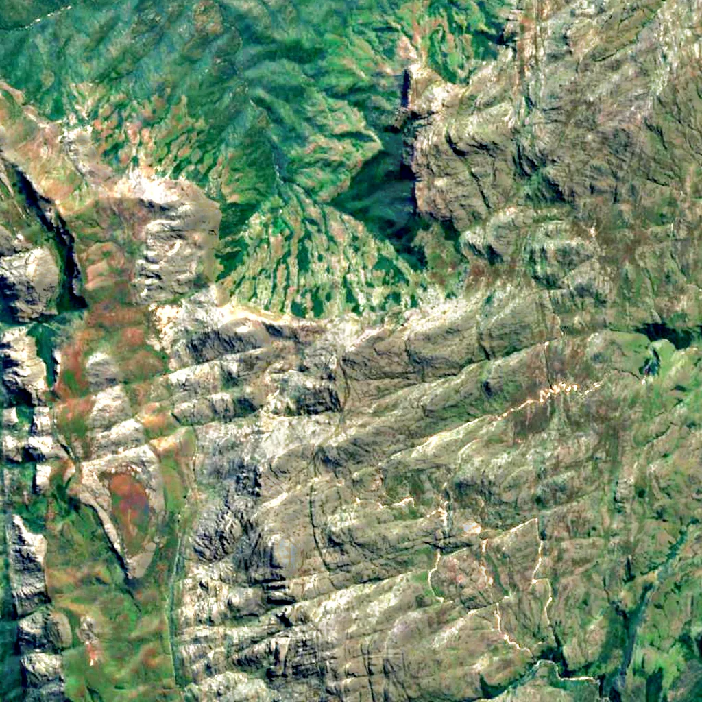Monte Binga seen from above (Sentinel-2)