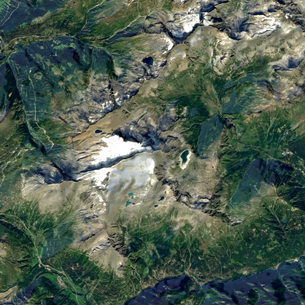 Monte Leone seen from above (Sentinel-2)
