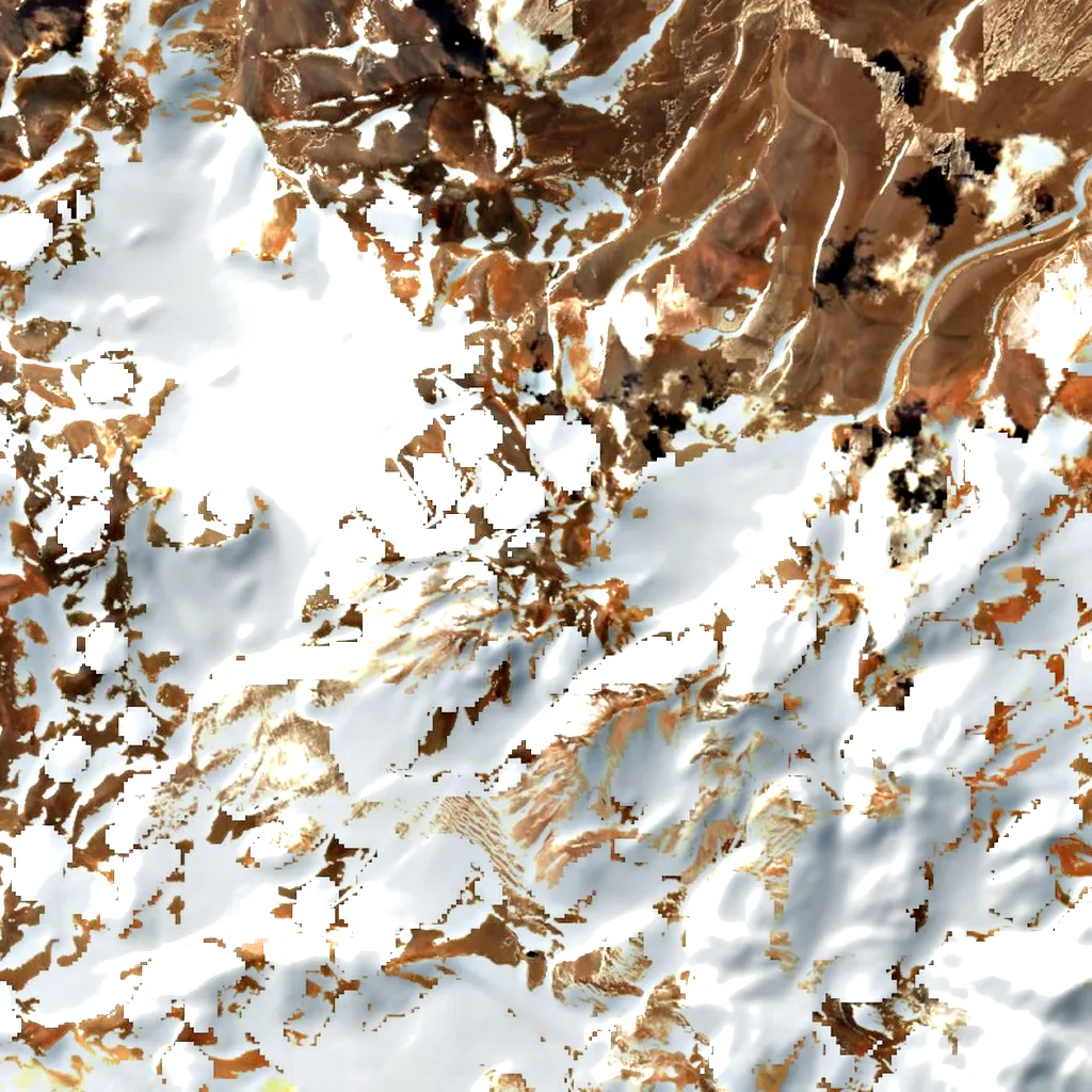 Monte Pissis seen from above (Sentinel-2)