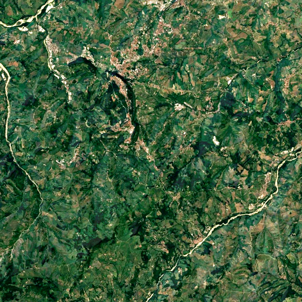 Monte San Cristoforo seen from above (Sentinel-2)