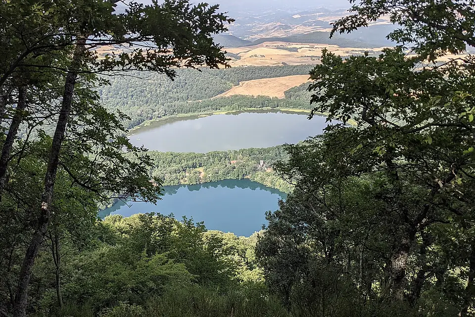 Laghi di Monticchio da Belvedere Vulture