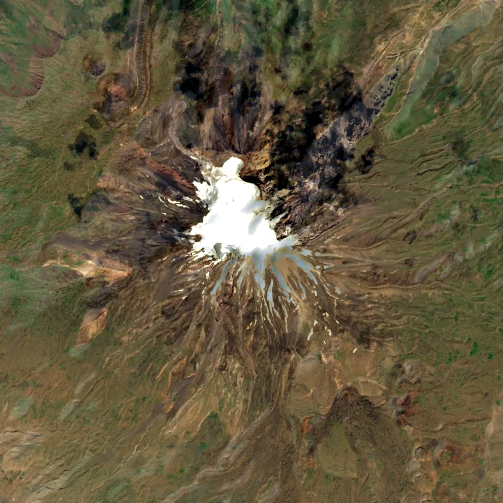 Mount Ararat seen from above (Sentinel-2)