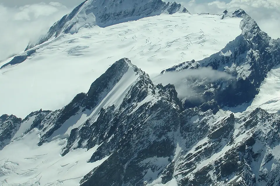 Mount Aspiring Tititea, Mount Avalanche, and Popes Nose