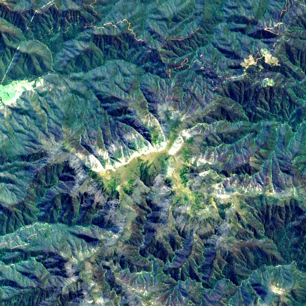 Mount Bogong seen from above (Sentinel-2)