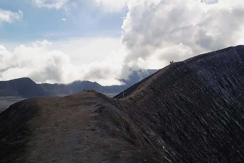 Along the Bromo Caldera