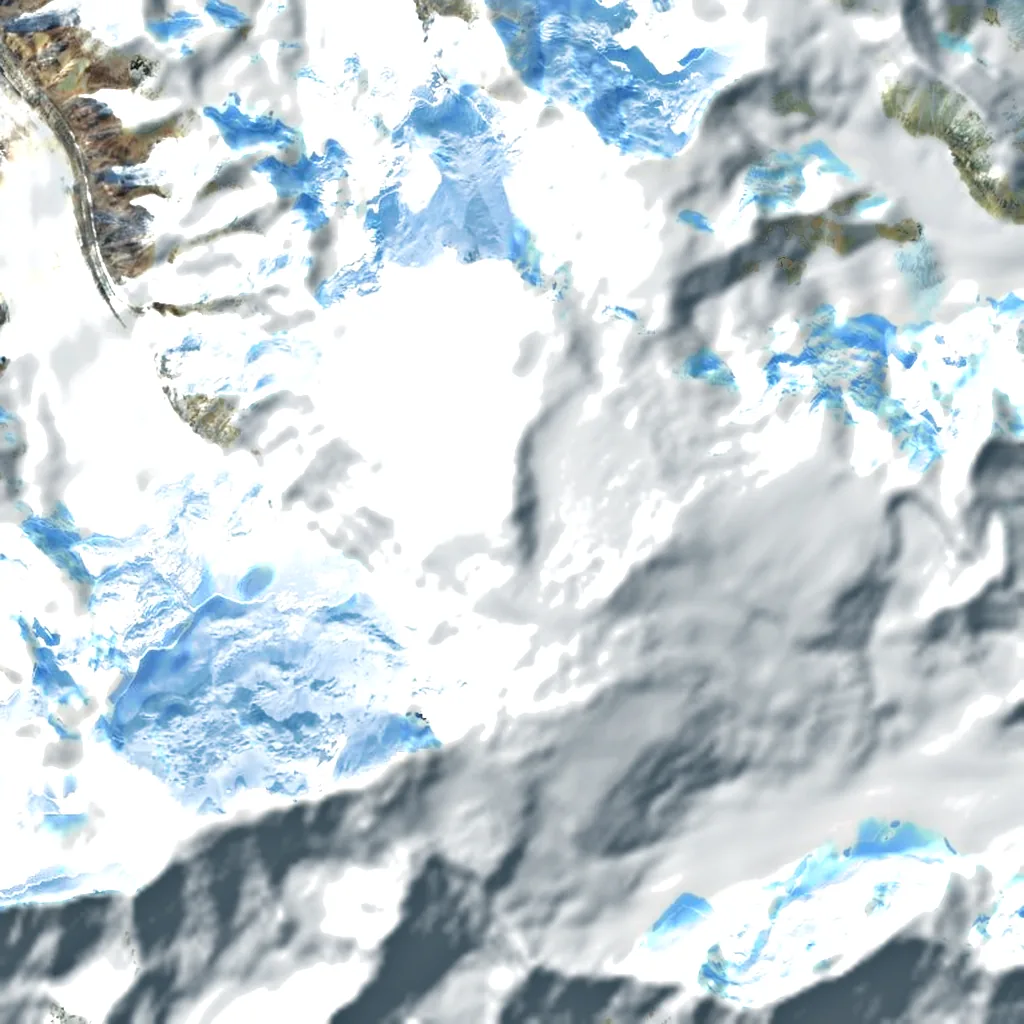Mount Churchill seen from above (Sentinel-2)