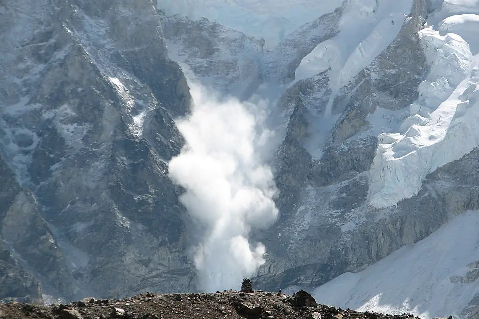 Avalanche on Everest