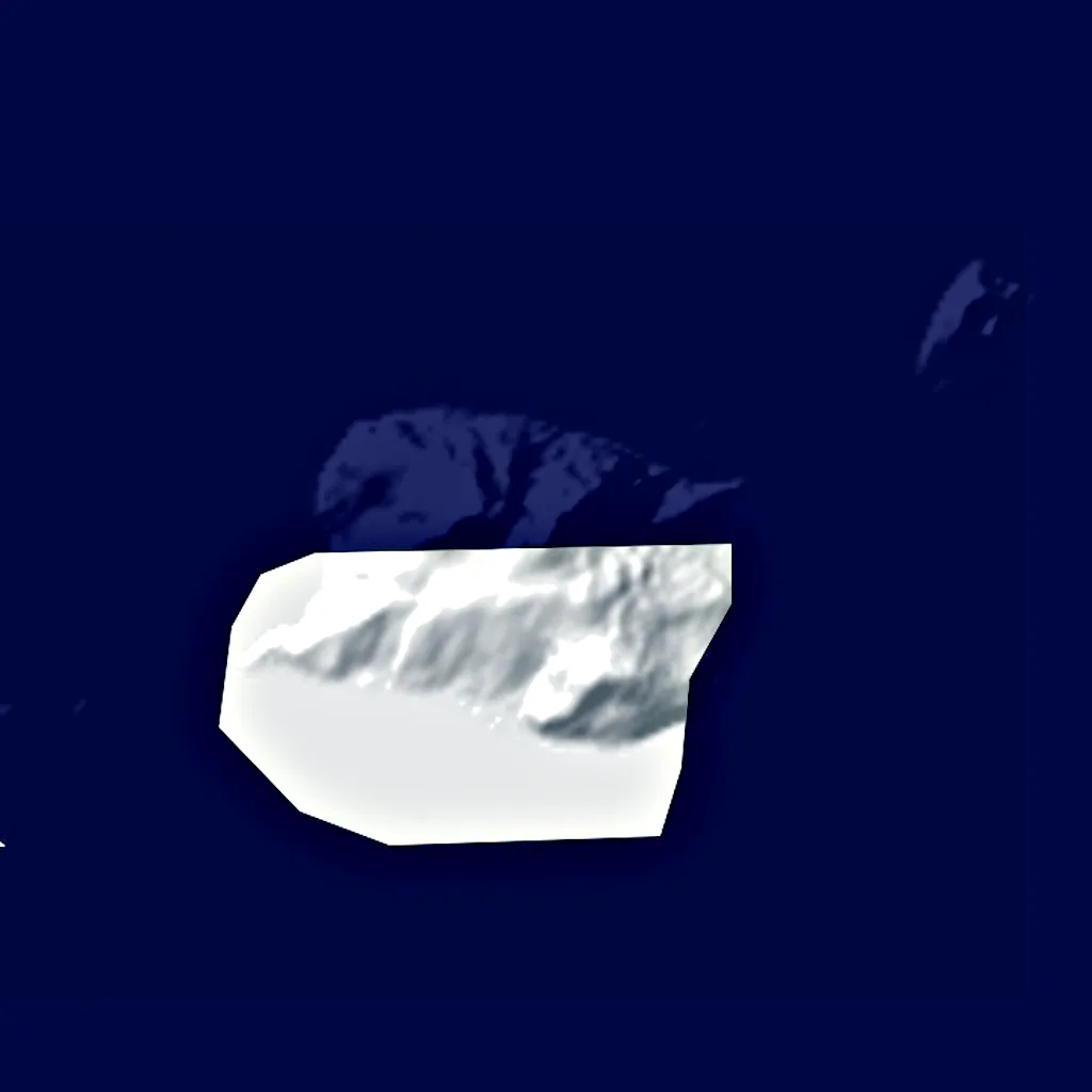 Mount Harmer seen from above (Sentinel-2)