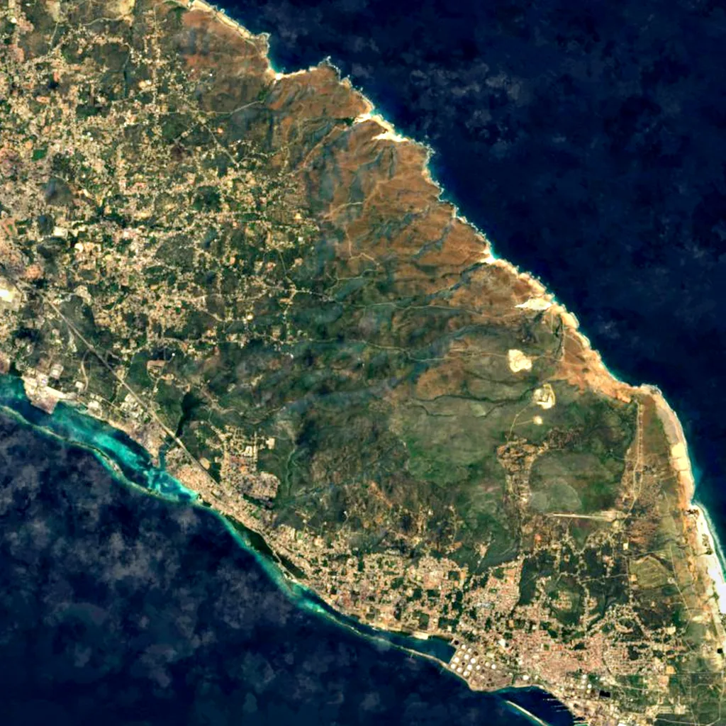 Mount Jamanota seen from above (Sentinel-2)