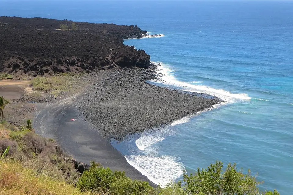 Lava Flows of Mount Karthala volcano in Grande Comore