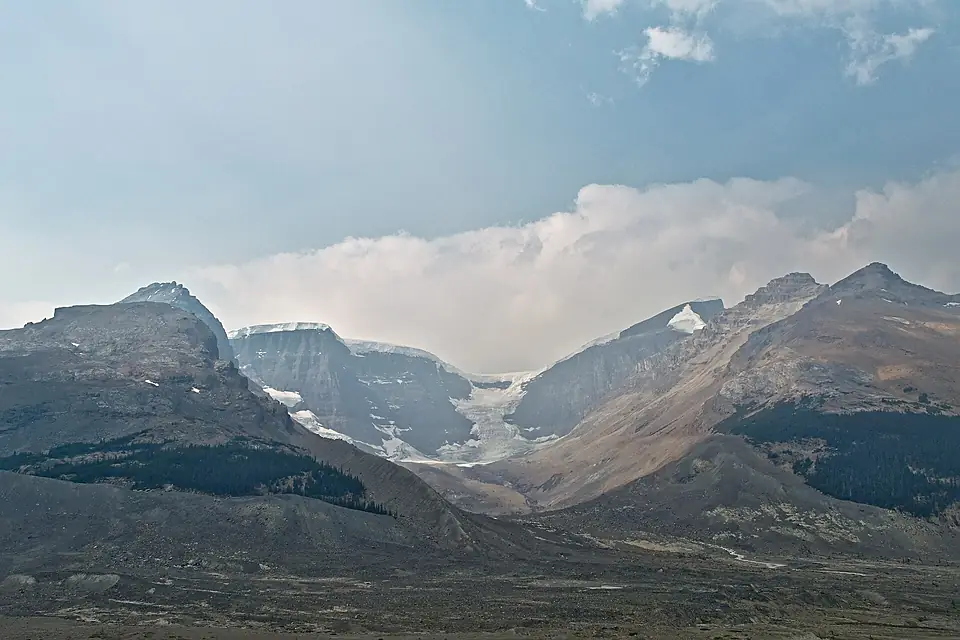 Mount Kitchener and Snow Dome at Columbia Icefield