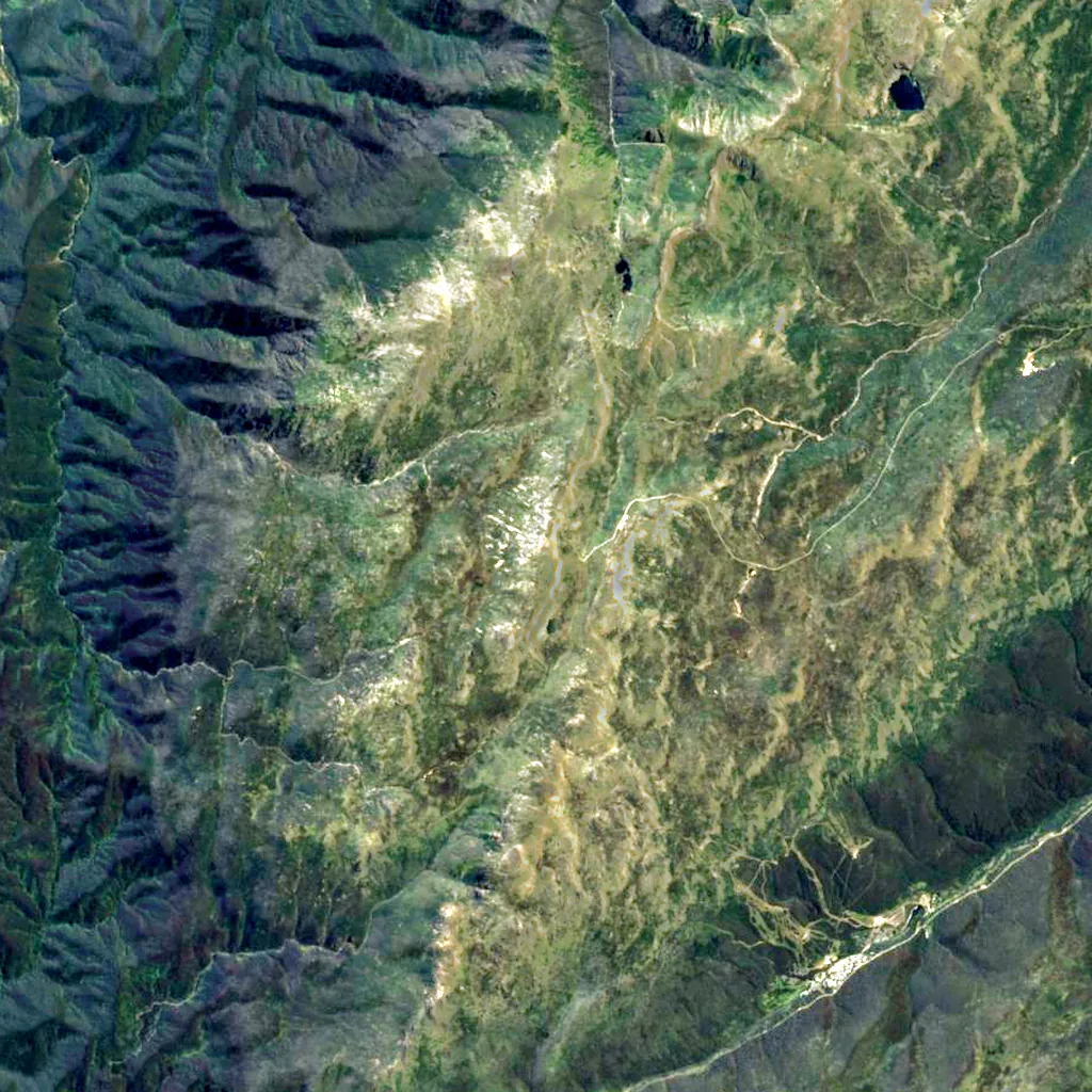 Mount Kosciuszko seen from above (Sentinel-2)