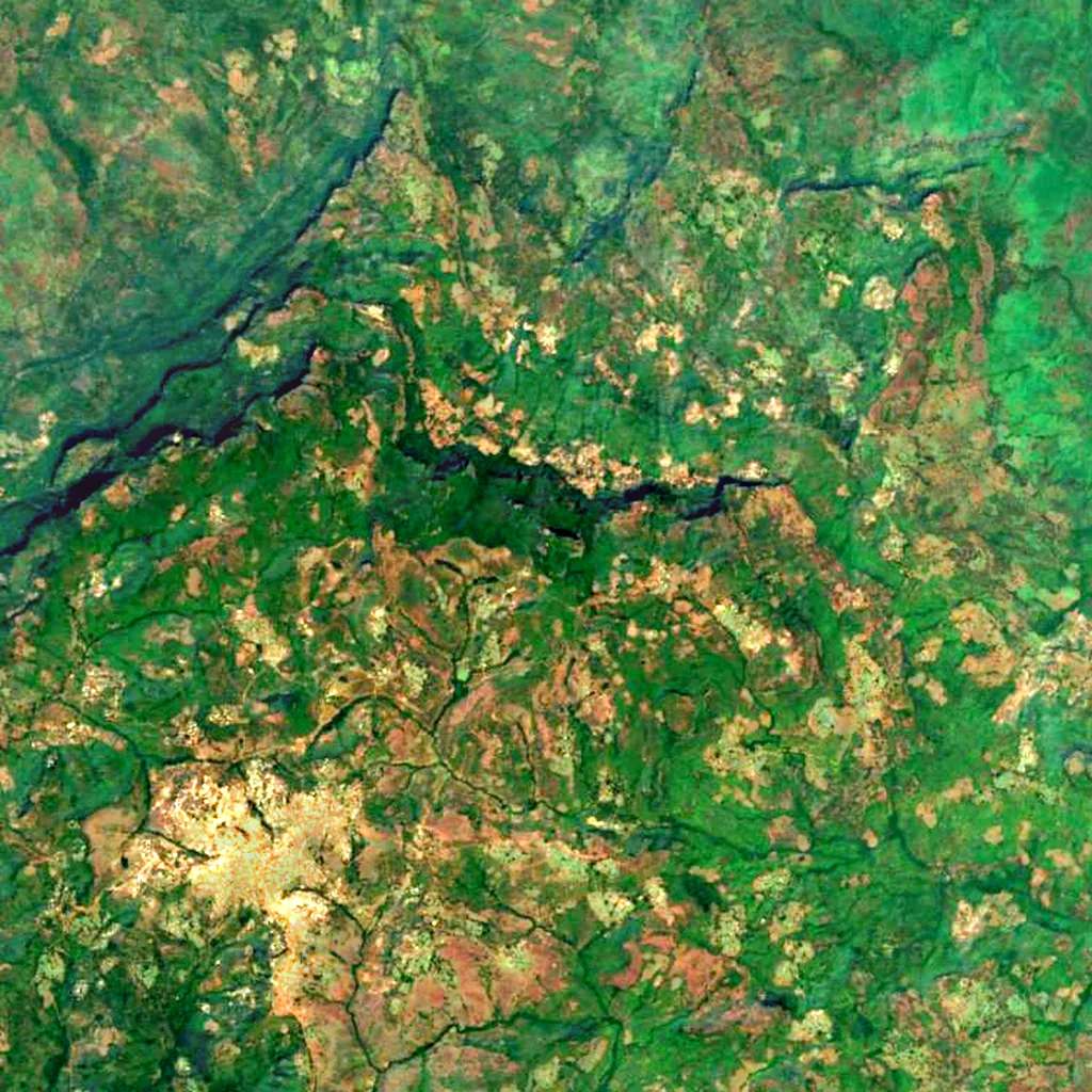 Mount Loura seen from above (Sentinel-2)