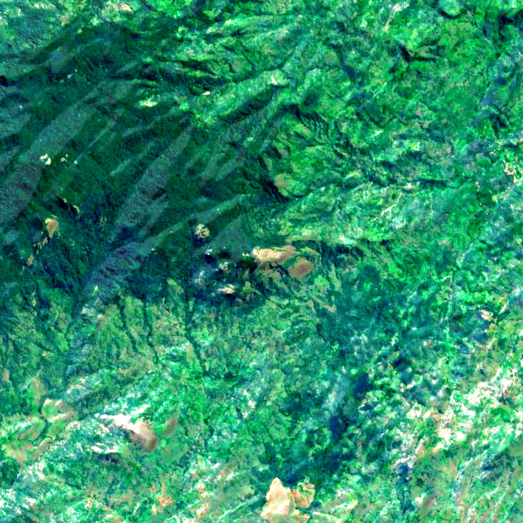 Mount Mabu seen from above (Sentinel-2)