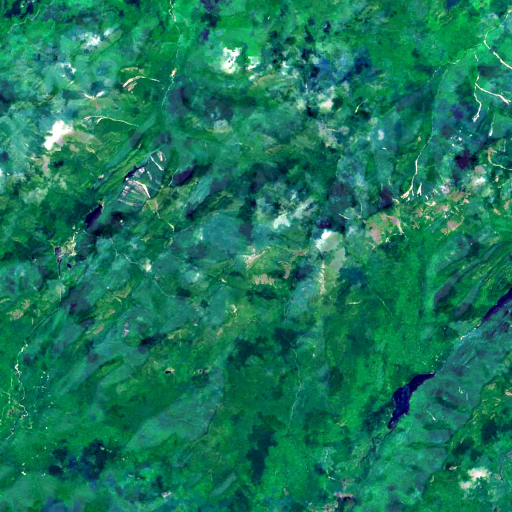Mount Marcy seen from above (Sentinel-2)