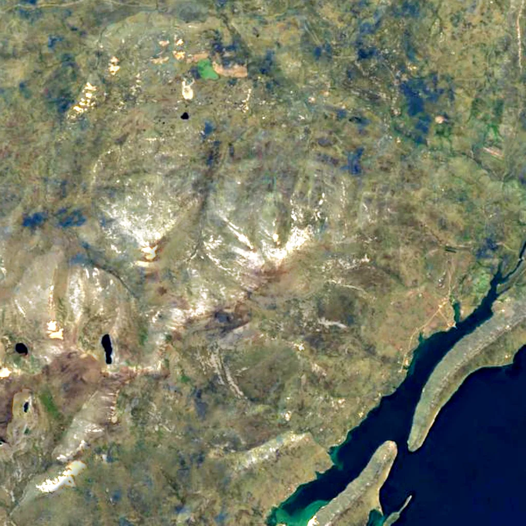 Mount Maria seen from above (Sentinel-2)