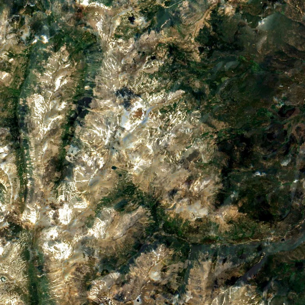 Mount Massive seen from above (Sentinel-2)