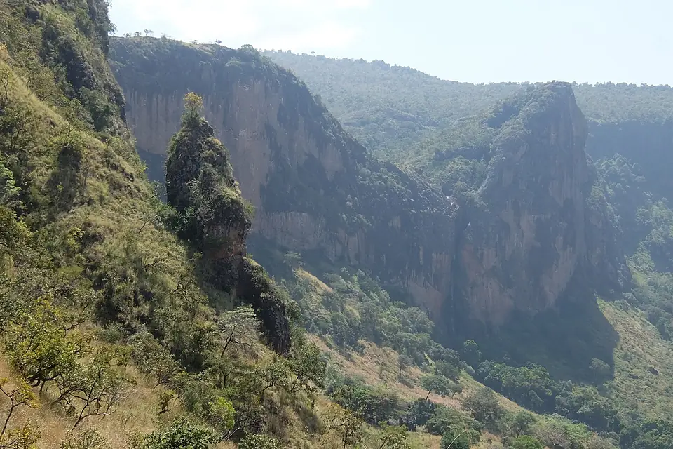 Mount Moroto - cliff