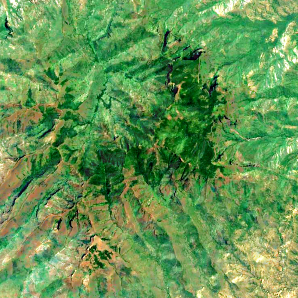 Mount Moroto seen from above (Sentinel-2)