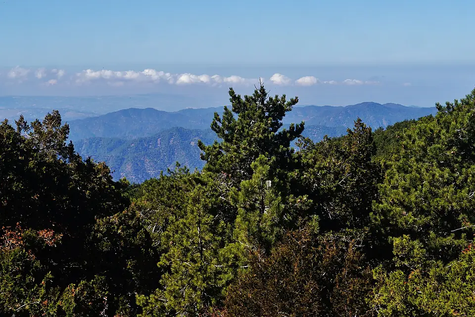 Mount Olympos Blick vom Mount Olympos 01