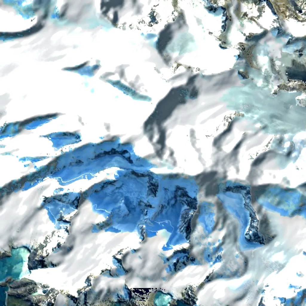 Mount Paget seen from above (Sentinel-2)