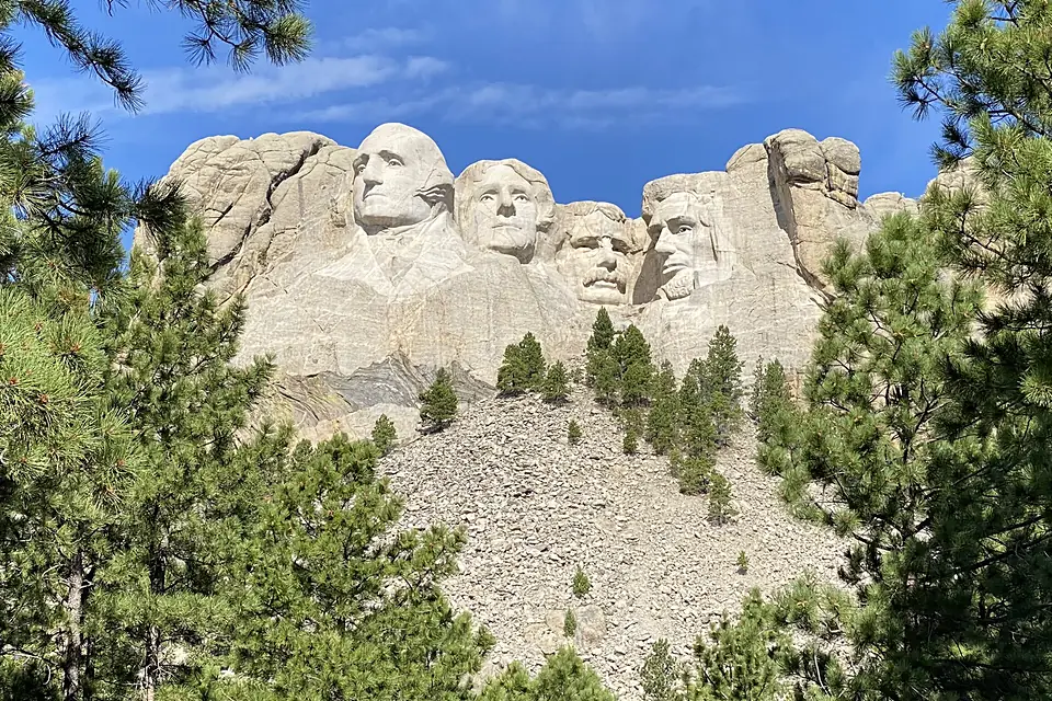 Base of Mount Rushmore as of August, 2020