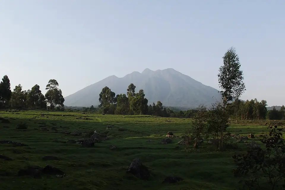 Mount Sabinyo, from Uganda
