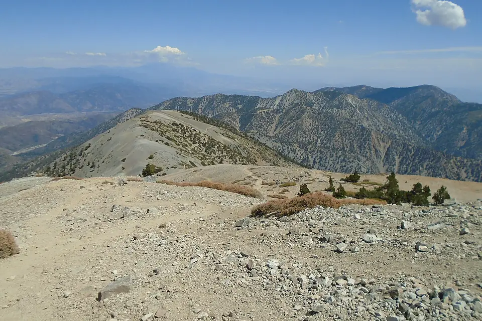 Eastern Ridge of Mt. Baldy from the Summit