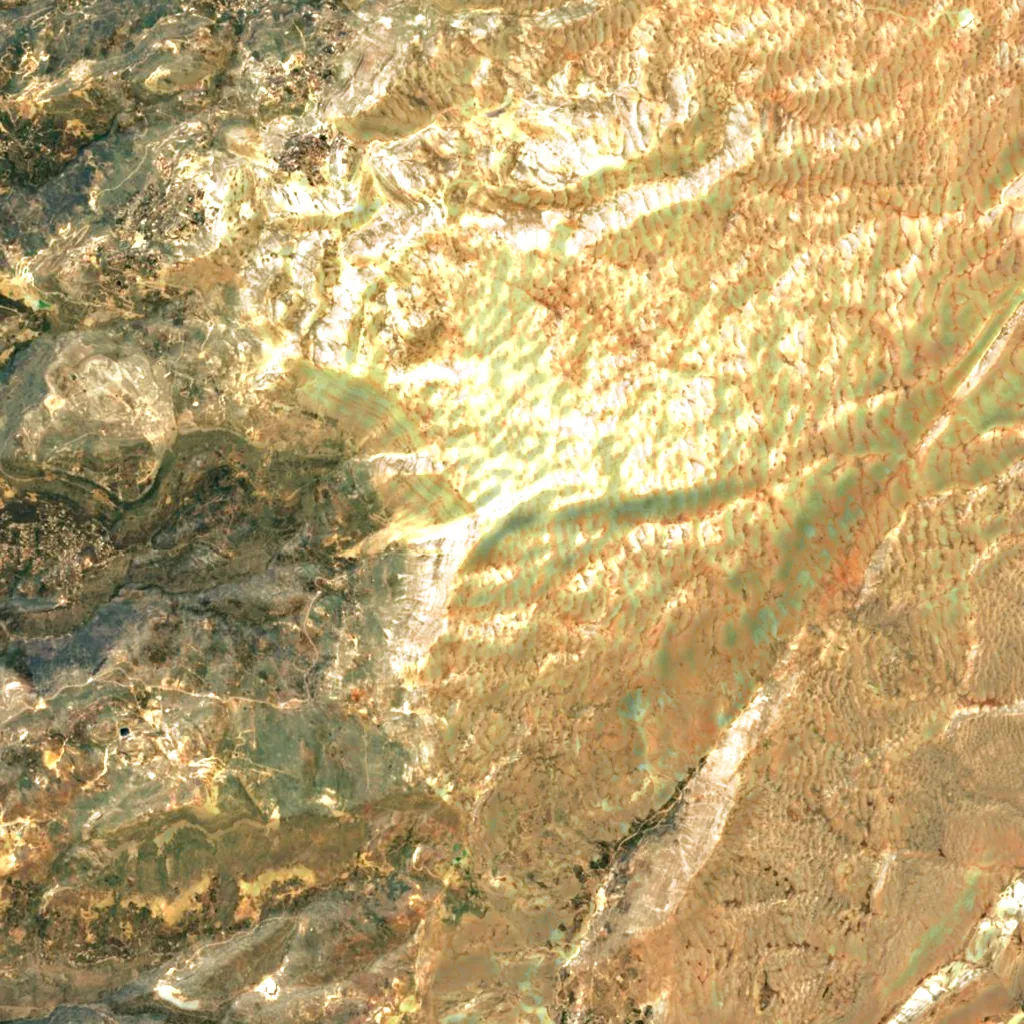 Mount Sannine seen from above (Sentinel-2)