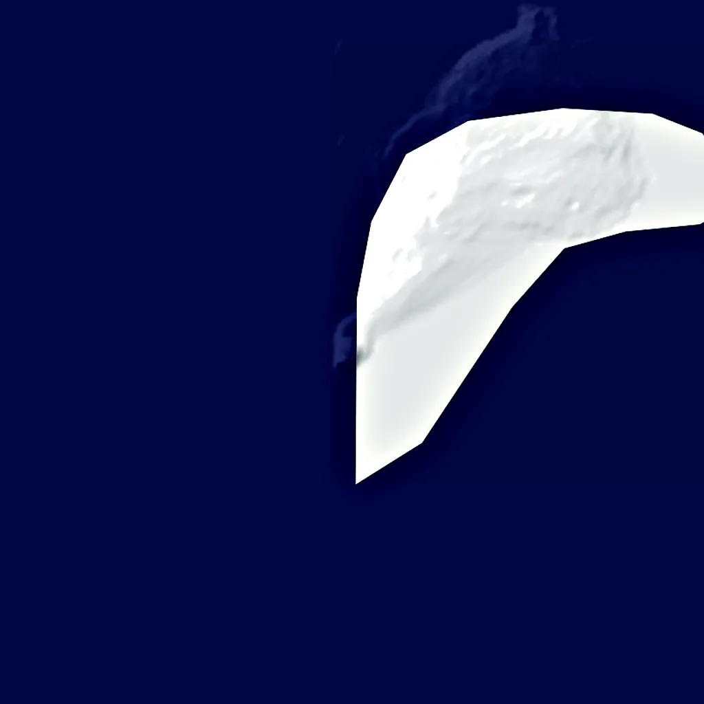 Mount Suribachi seen from above (Sentinel-2)