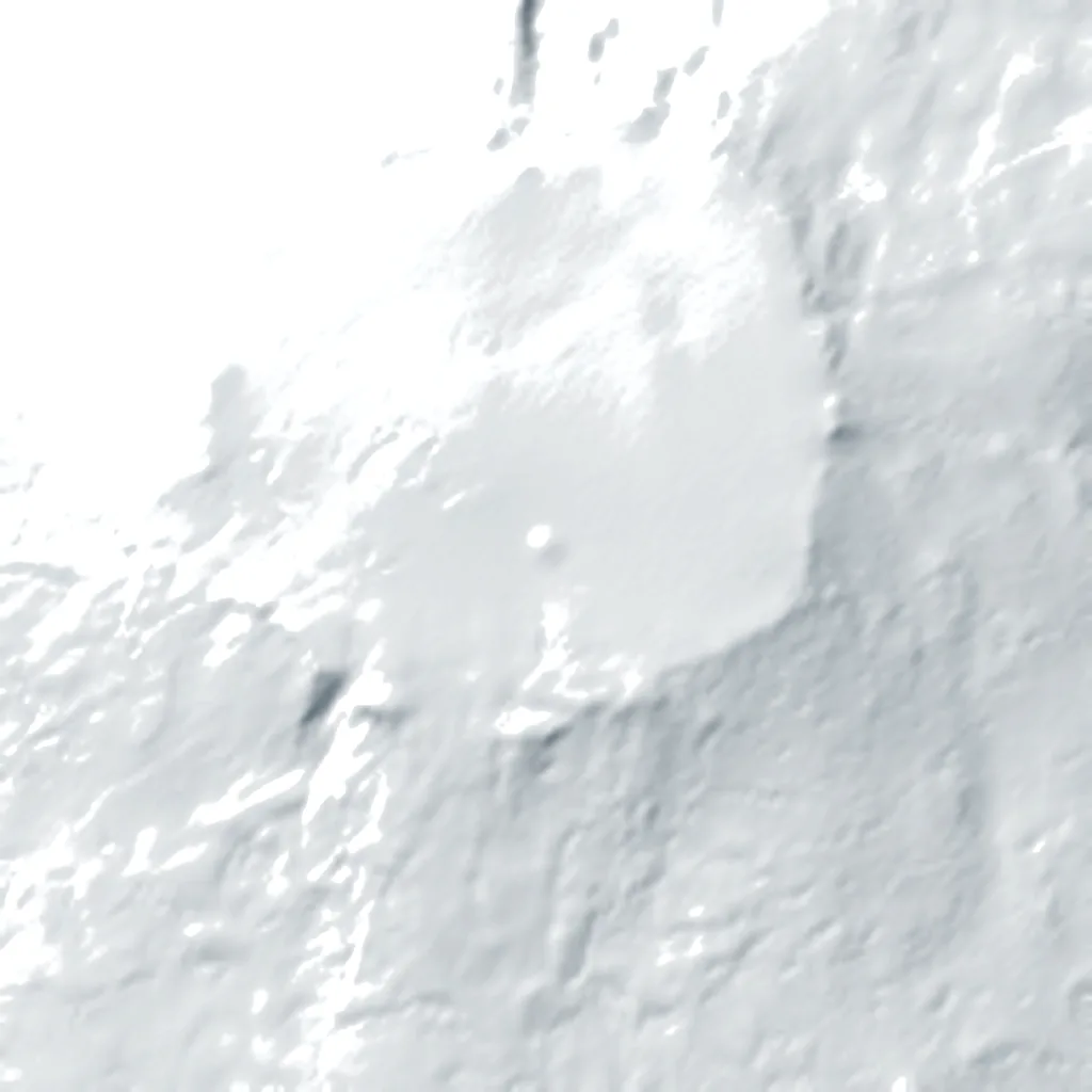 Mount Takahe seen from above (Sentinel-2)
