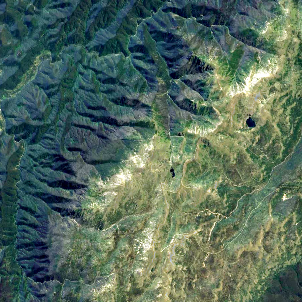 Mount Townsend seen from above (Sentinel-2)