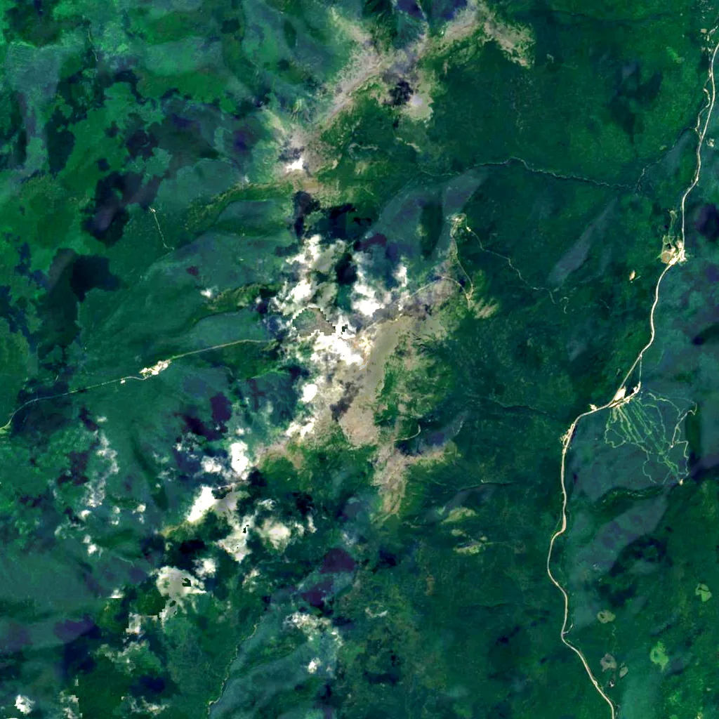 Mount Washington seen from above (Sentinel-2)